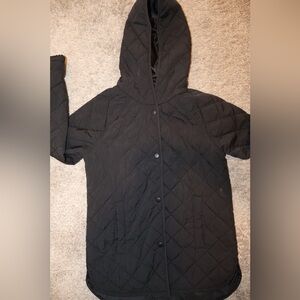 Wonder Nation Quilted Black Jacket
